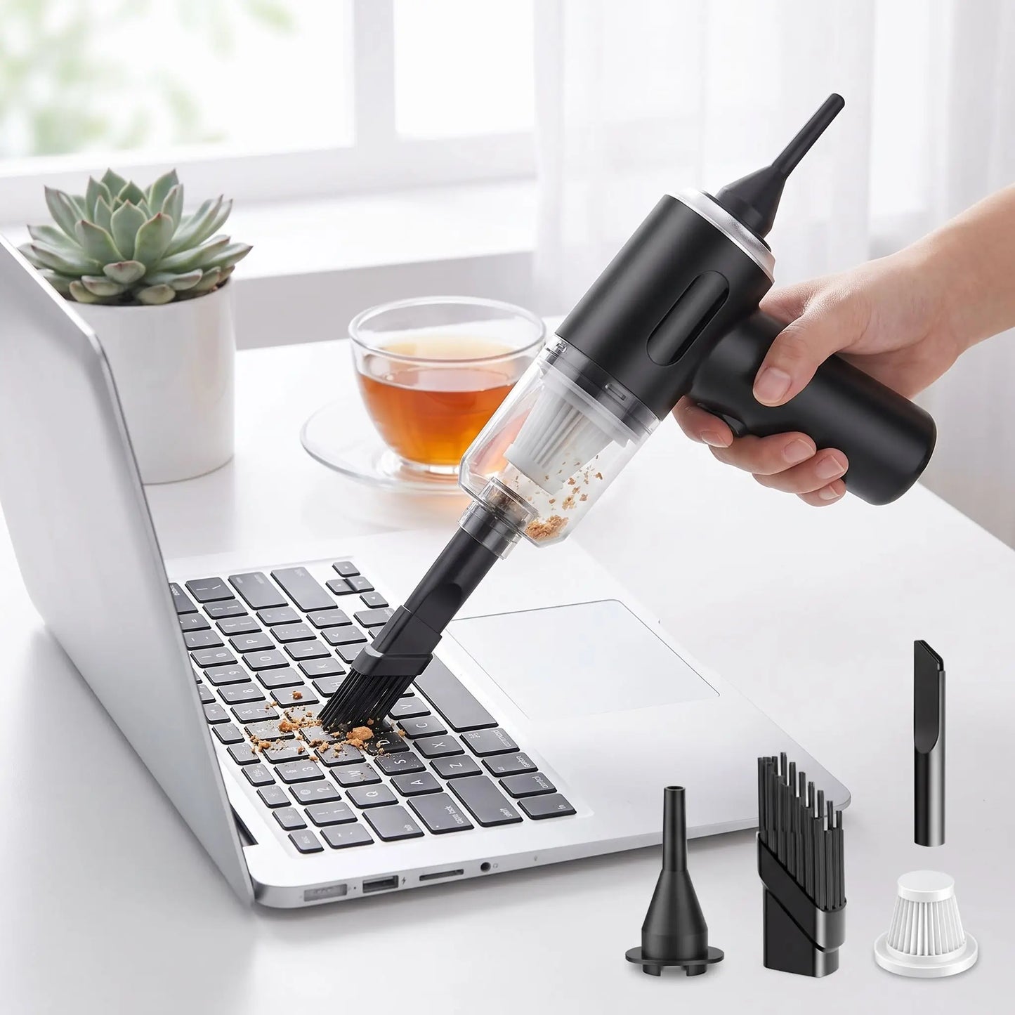 Mini aspirateur Rechargeable USB nettoyant un clavier portable