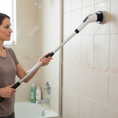 nettoyage mur avec Brosse nettoyage electrique