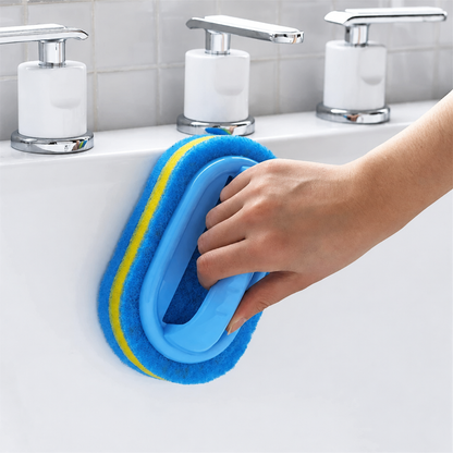 Brosse nettoyante salle de bain Éponge nettoyant une baignoire