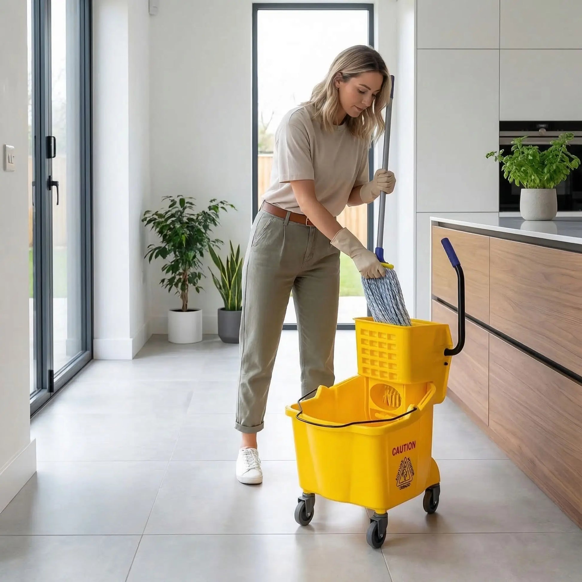 Seau d'eau Pression manuelle pour nettoyage maison