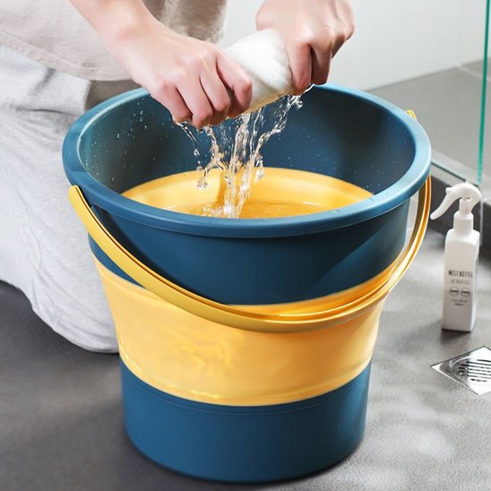 Seau pliable FlexiSeau efficace-pour sol propres