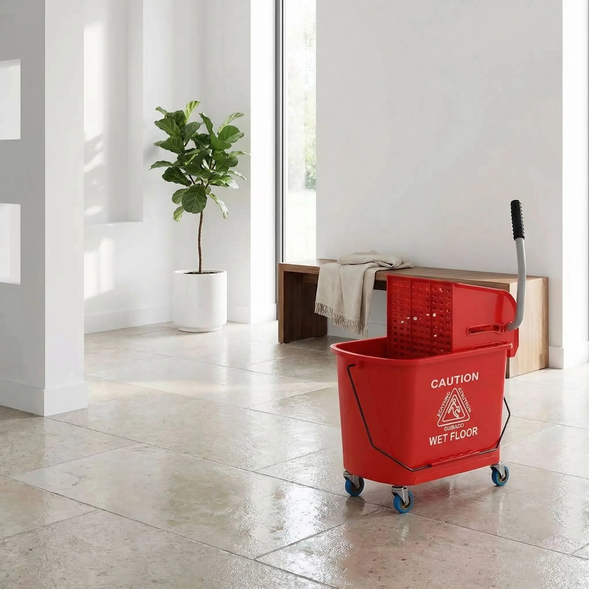 Seaux PowerClean rouge