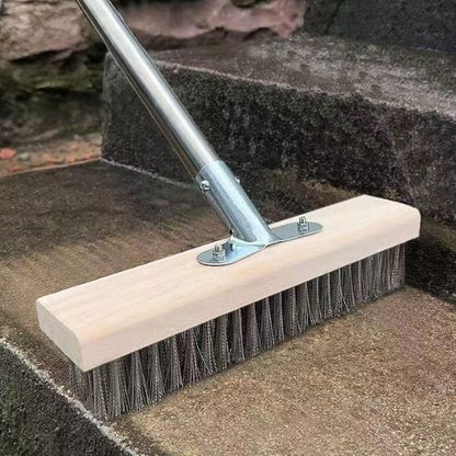 balai brosse pratique pour nettoyage escaliers extérieur 