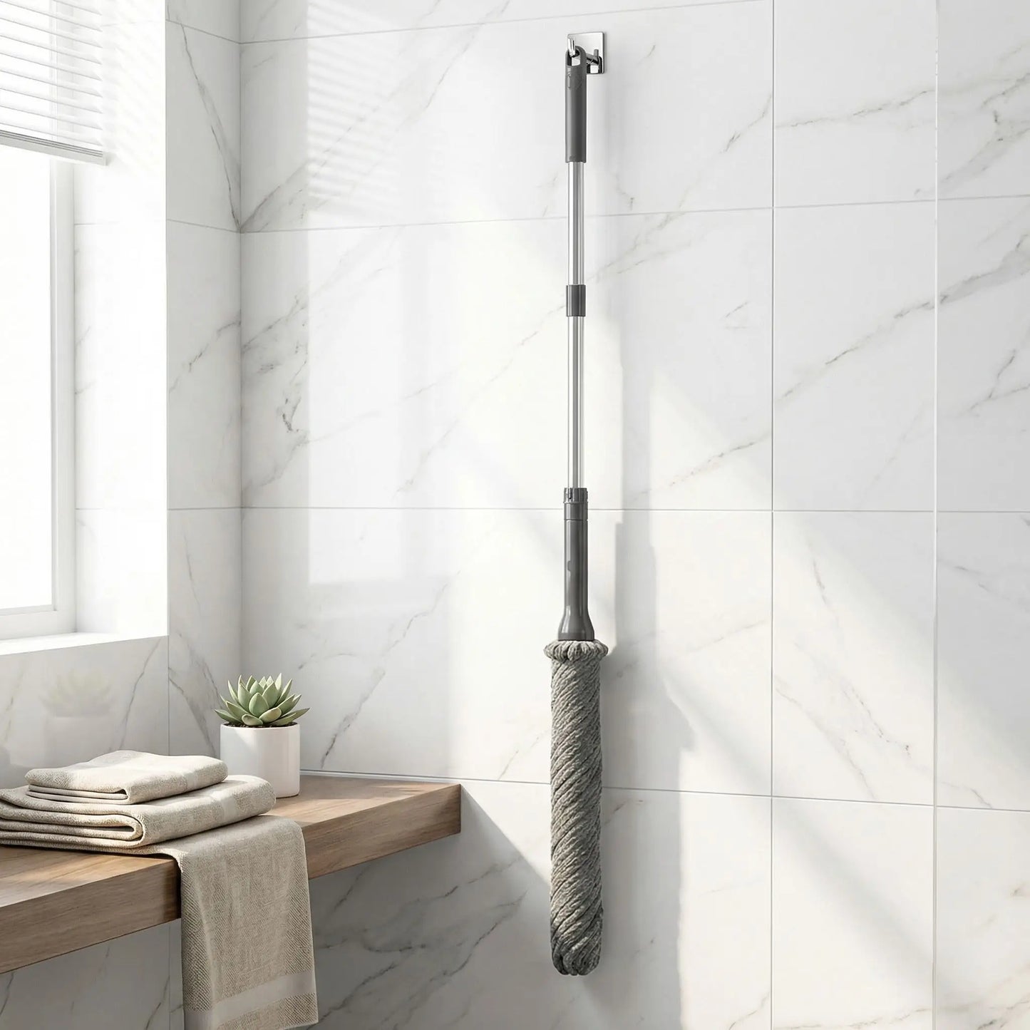 balai serpillere facilite rangement