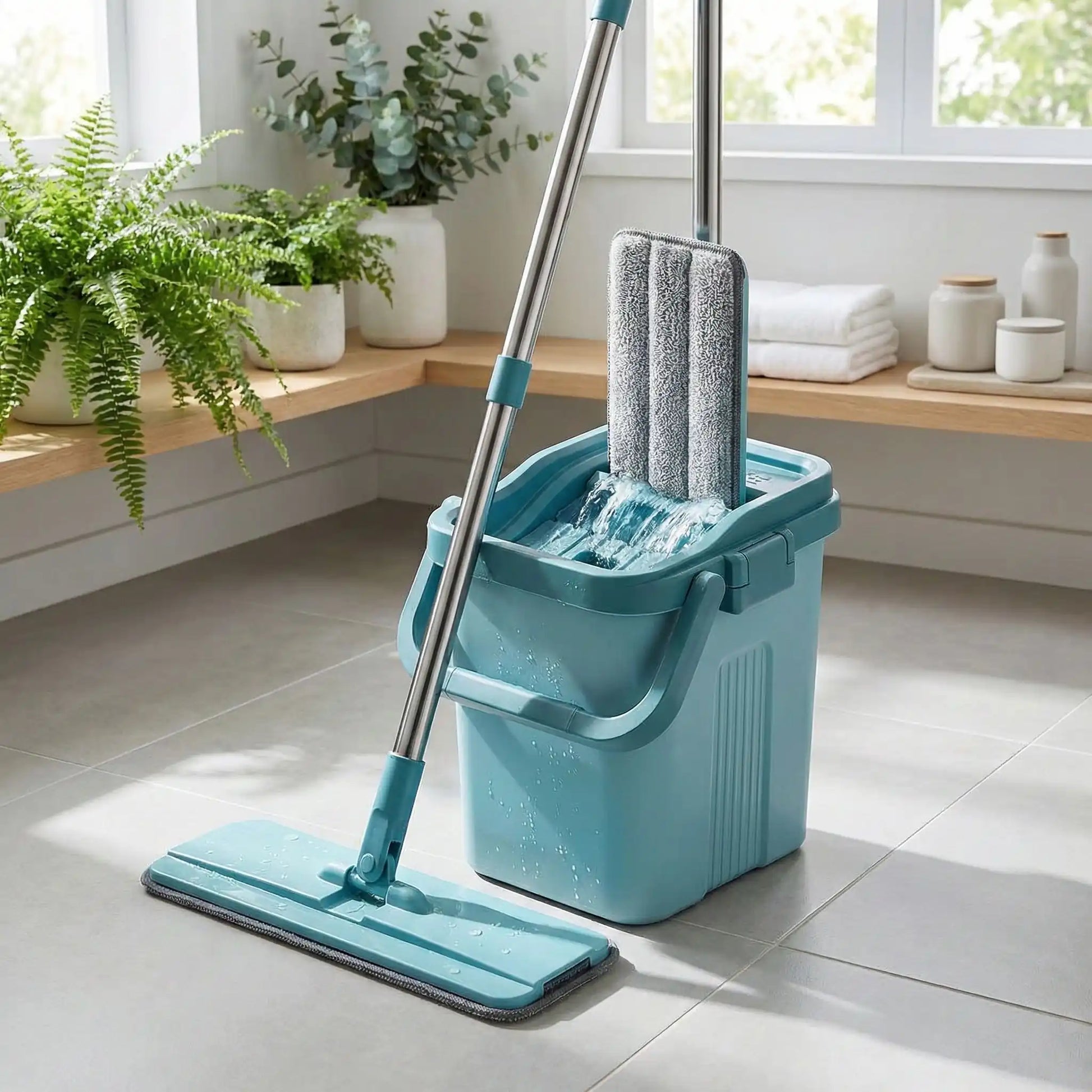 balai serpillère pratique pour nettoyage sols