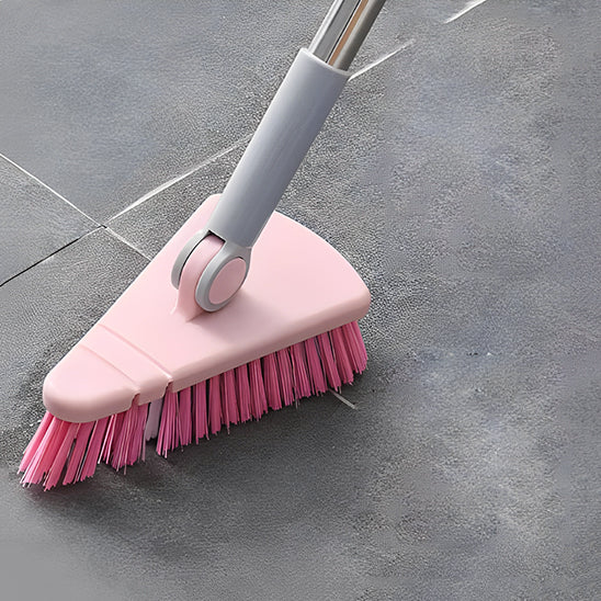 balais brosse rose nettoie sol
