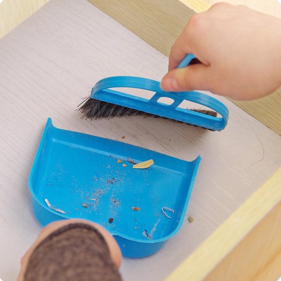 Balayette pelle ramasse la poussière 