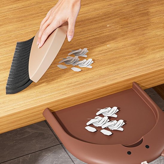 balayette ramasse bouts papier