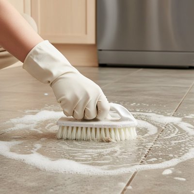 Brosse de nettoyage antidérapant récurant carrelage sol
