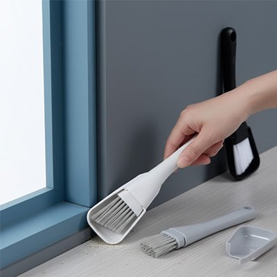 Brosse de nettoyage Préci-Net pelle intégrée