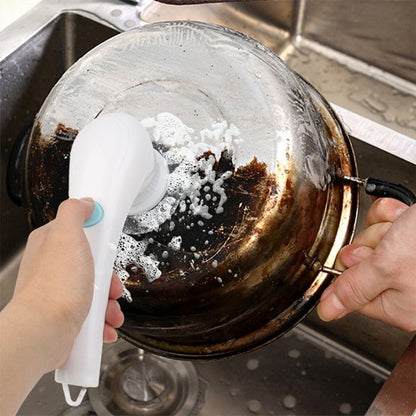 Brosse électrique nettoyage 5-en-1 nettoyant casserole brûlée