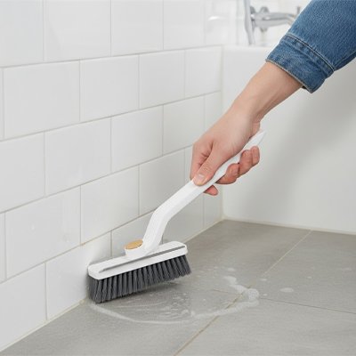 Brosse nettoyage rotatif  coins