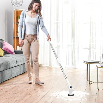 Brosse rotative nettoyage​ 8 en 1 pour nettoyage sols
