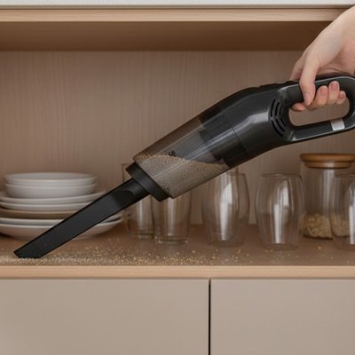 Mini aspirateur Compact Puissant nettoie étagère cuisine