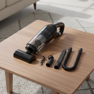 Mini aspirateur Compact Puissant et ses accessoires 