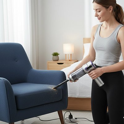 Mini aspirateur MaxPower nettoyage canapé