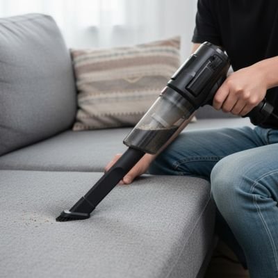 Mini aspirateur multifonctionnel avec réservoir transparent 
