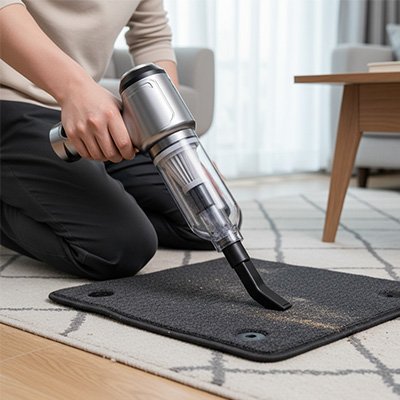 Mini aspirateur NettoMax pour nettoyage tapis