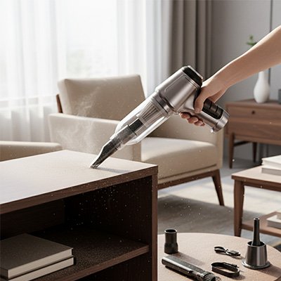 Mini aspirateur NettoMax pratique pour la poussière 