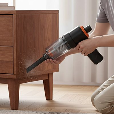 Mini aspirateur puissant Sans-Fil nettoyage meubles