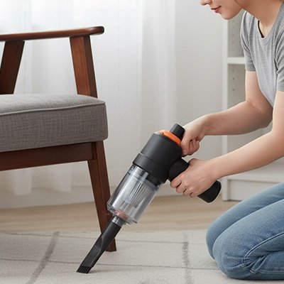 Mini aspirateur puissant Sans-Fil nettoyage tapis