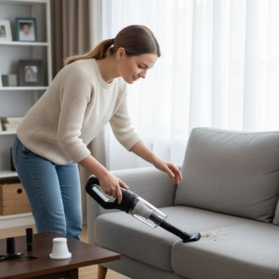 Mini aspirateur sans fil nettoyage canapé