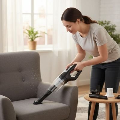 Mini aspirateur sans fil nettoyage poussiers 
