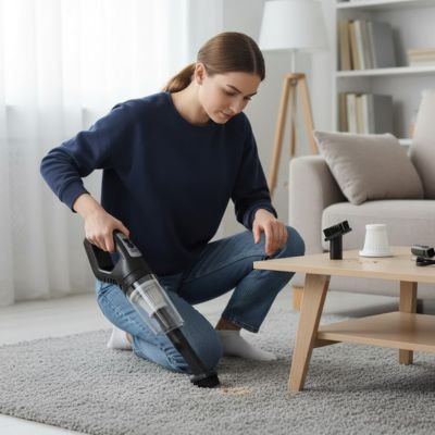 Mini aspirateur sans fil nettoyage tapis