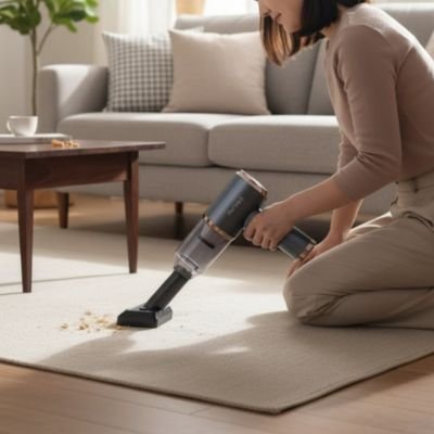 Mini aspirateur Zéro Poussière nettoie tapis