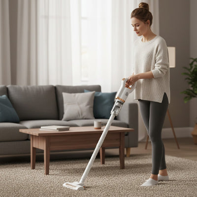 nettoyage rapide avec Aspirateur a batterie