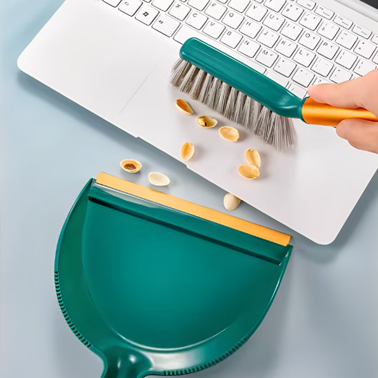 pelle balayette nettoyant miettes clavier ordinateur