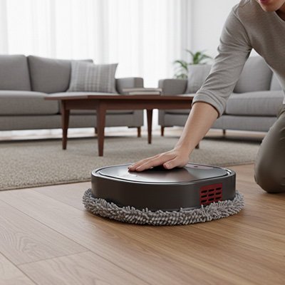 Robot nettoyeur sol ultra-fin pour nettoyage parquet