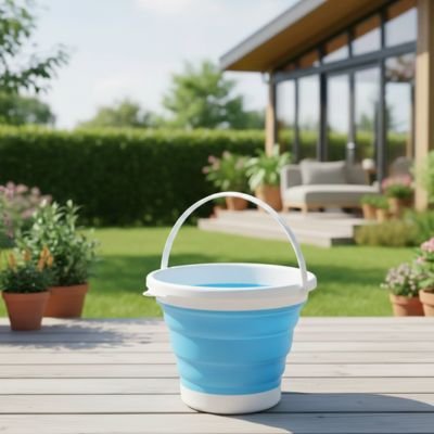 Seau bleu efficace pour maison