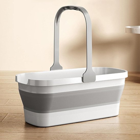 Seau pliable Compact design moderne