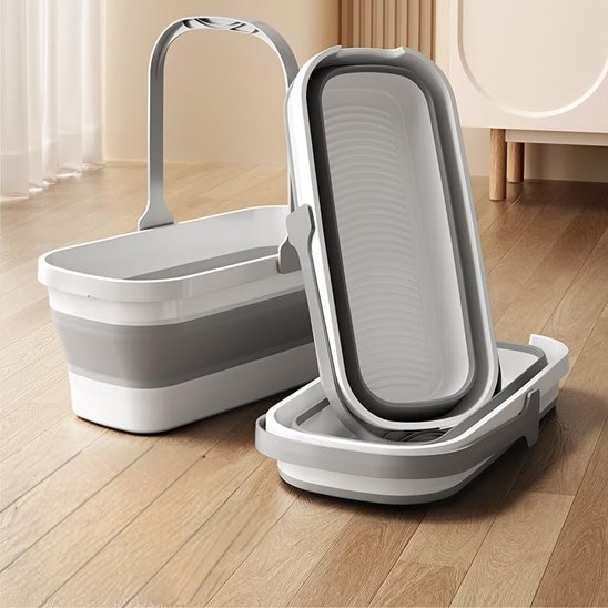 Seau pliable Compact pratique pour nettoyage