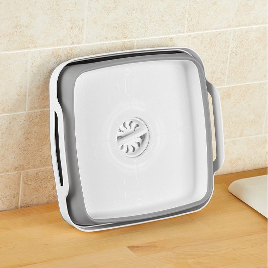 Seau pliable gain place