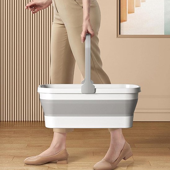 Seau pliable transport eau