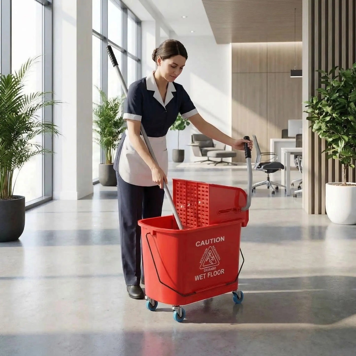 seaux PowerClean efficace pour nettoyage entreprise