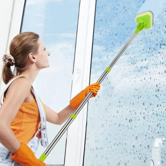 serpillère balai pratique pour nettoyage vitres