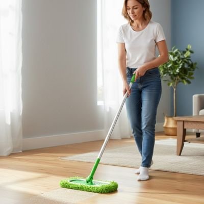 Serpillère microfibre PureFibre pour nettoyage parquet