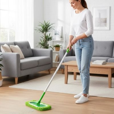 Serpillère microfibre PureFibre pour nettoyage salon