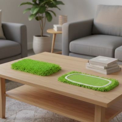 Serpillère microfibre PureFibre sur table