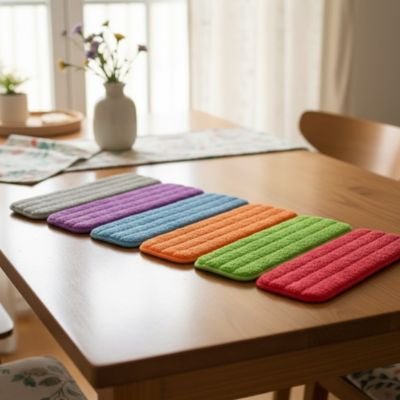 Serpillère microfibre Réutilisable plusieurs coulours 