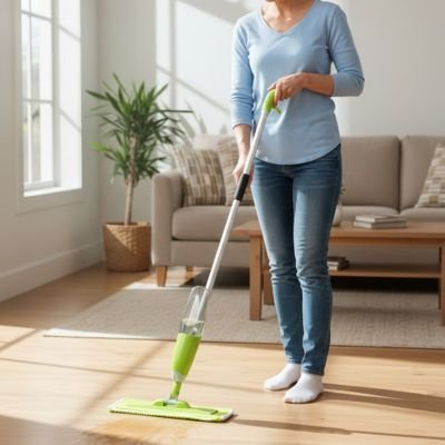 Serpillère microfibre Réutilisable pratique pour nettoyage sols 