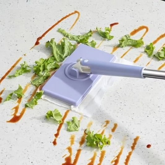 serpillère nettoie nourriture par terre