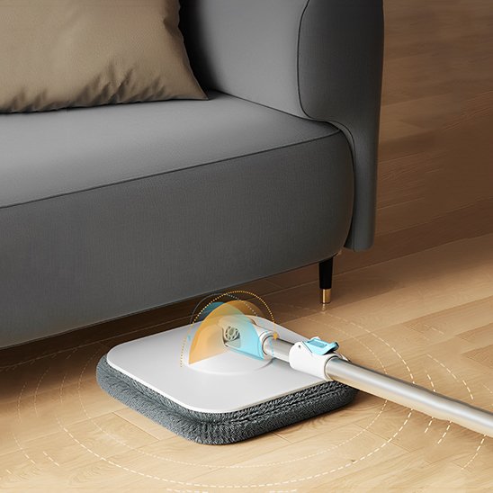 Serpillere pratique pour nettoyage sous meubles