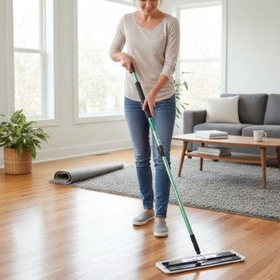 Serpilleres microfibres Douce Microfibre pour nettoyage parquet