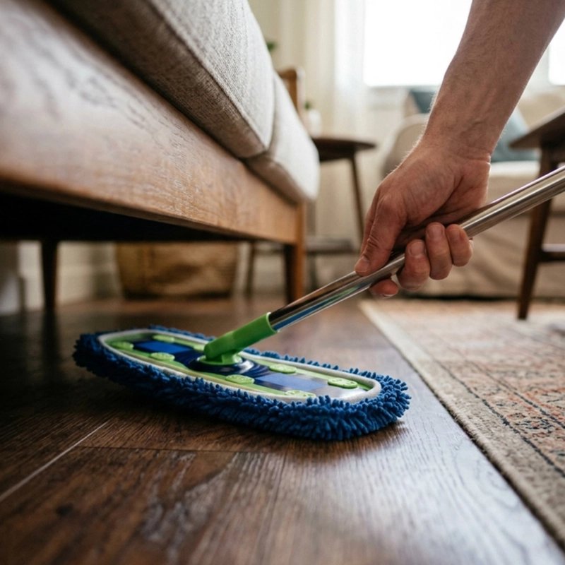 Serpilleres microfibres élastique bleu